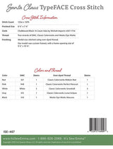 Santa Claus TypeFACE – Christmas Cross Stitch Pattern by It’s Sew Emma