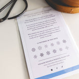 Olmsted Needlework Co. - Mini Snowflake Stick and Stitch Embroidery Patterns - Pisgah Needleworks