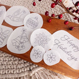 Olmsted Needlework Co. - Stick and Stitch Christmas Embroidery Patterns - Pisgah Needleworks