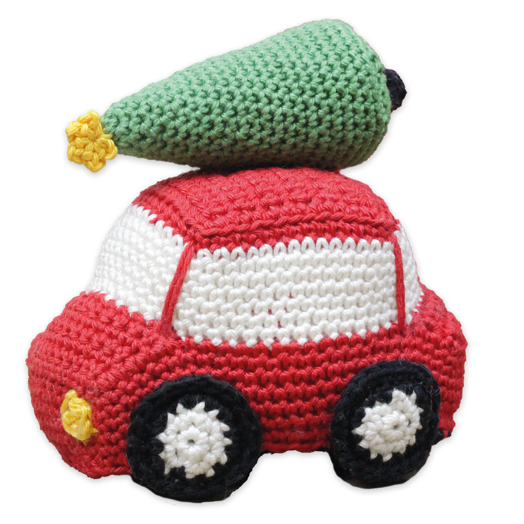Hardicraft USA - DIY Crochet Kit - Christmas Car - Pisgah Needleworks