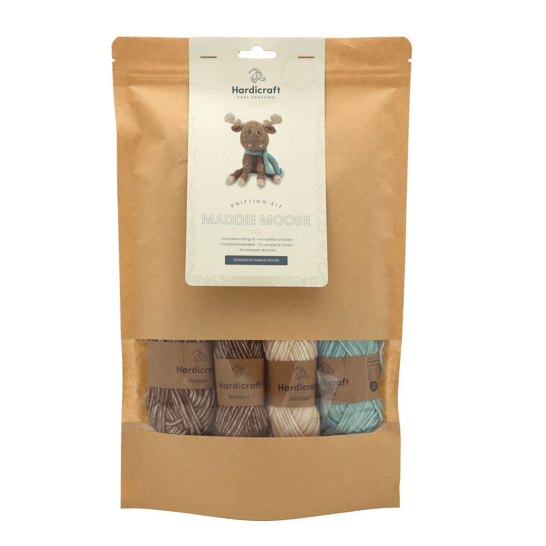 Hardicraft USA - DIY Knitting Kit - Maddie Moose