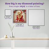 Diamond Art Club - From Santa: Round with 52 Colors including 2 ABs and 3 Fairy Dust Diamonds / 40,804 / 22" x 22" (55.6cm x 55.6cm) - Pisgah Needleworks