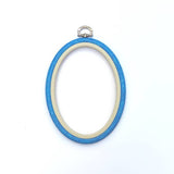 Nurge - 11.5 x 15cm (4.5 x 6") Nurge Flexi Hoops Oval: Sand - Pisgah Needleworks