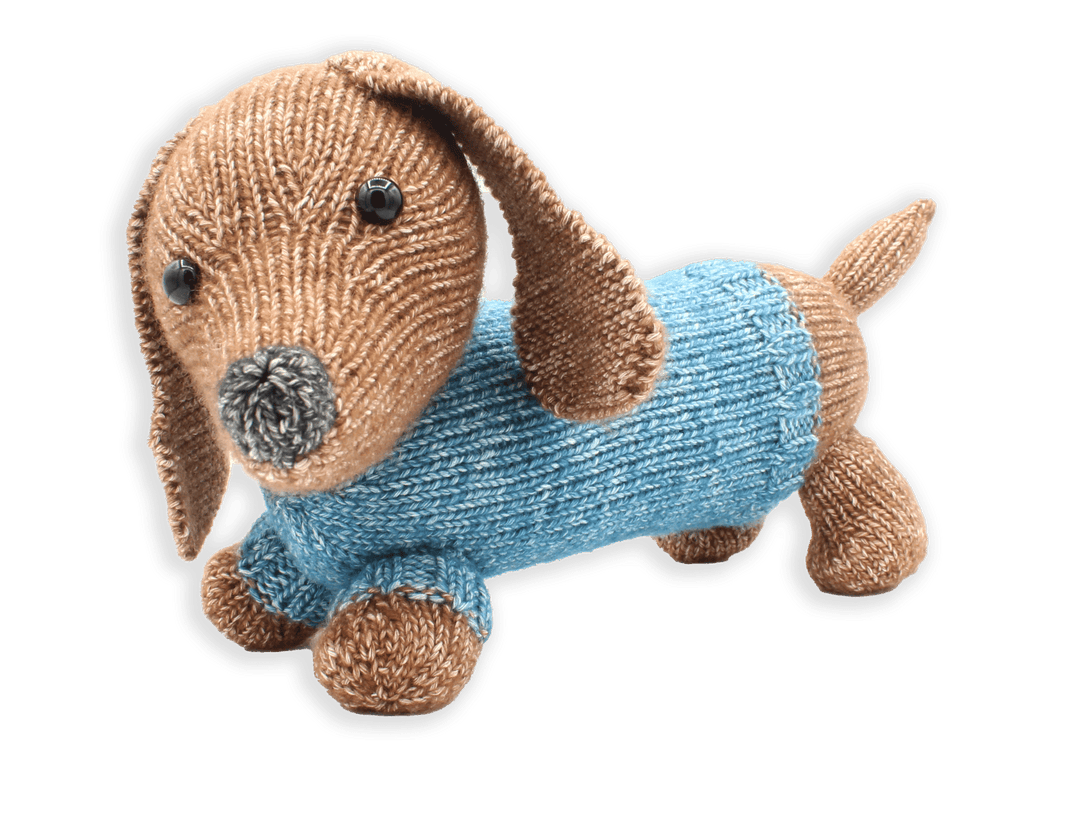 Hardicraft USA - DIY Knitting Kit - Ria Dachshund - Pisgah Needleworks