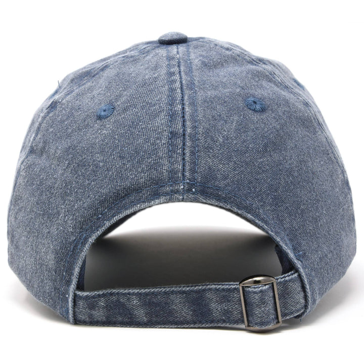 Dalix - DALIX Mens Pigment Dyed Washed Cotton Cap Unstructured: Washed Navy Blue - Pisgah Needleworks