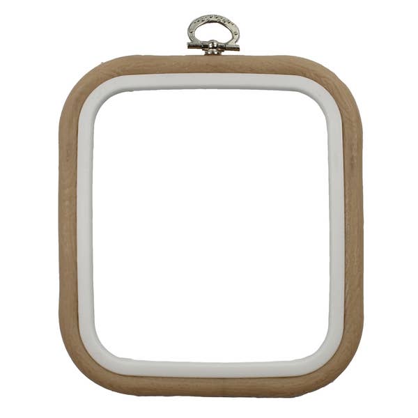 Nurge - Nurge Flexi Hoops Square  180mm (7") X 200mm (8"): Sand / 180mm(7") x 200mm(8") - Pisgah Needleworks