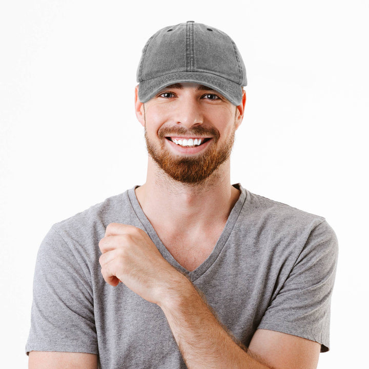 Dalix - DALIX Mens Pigment Dyed Washed Cotton Cap Unstructured: Washed Navy Blue - Pisgah Needleworks