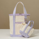 Lilla Haven - EcoCharm Cotton Everywhere-Carry Canvas Tote Bag -Small Size: Red / One-size / 5DG78049 - Pisgah Needleworks