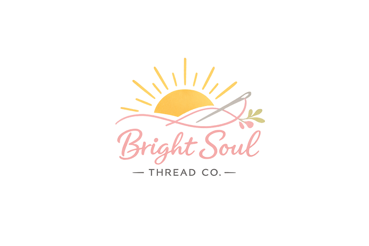 Bright Soul Thread Co. Love Bear Counted Cross Stitch Kit Large | Complete Teddy Bear Cross Stitch Kit