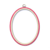 Nurge - Nurge Flexi Hoops Oval 18 x 23cm (7 " x 9"): Sand - Pisgah Needleworks