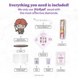 Diamond Art Club - Sparkle Pals™ - Ron: Round with 7 Colors including 1 AB, 1 Fairy Dust Diamond and 1 Iridescent Diamond / 1,227 / 4.8" x 5.7" (12.2cm x 14.6cm) - Pisgah Needleworks