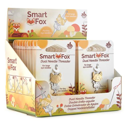 Smart Fox Dual Needle Threader | Needle Threader for Large & Small Eye Needles