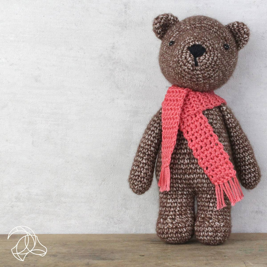 Hardicraft USA - DIY Crochet Kit - Bobbi Bear - Pisgah Needleworks