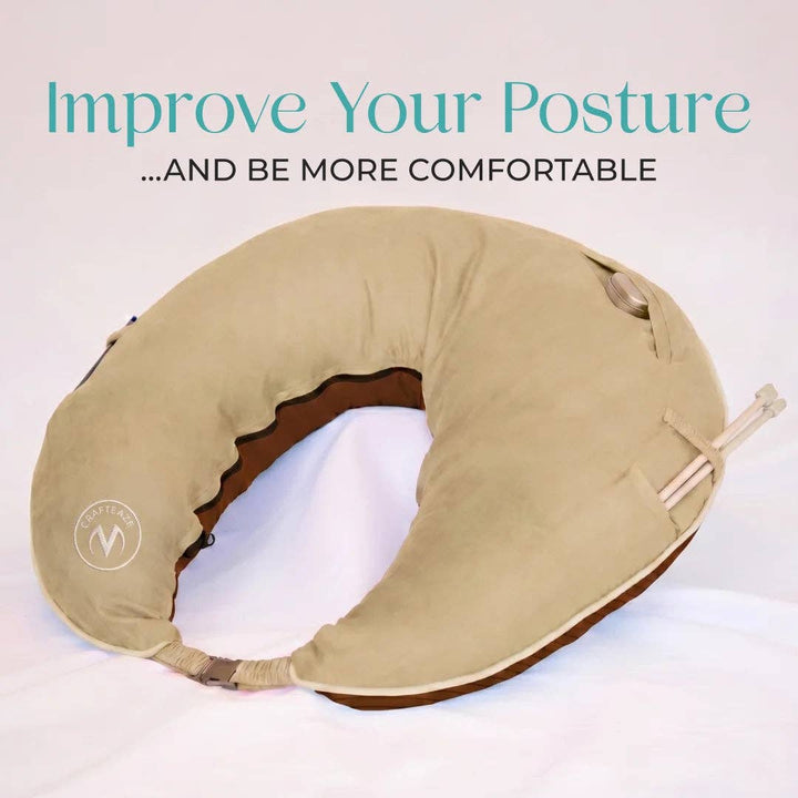 Crafteaze by Valari Maker's Pillow | Bronze & Mahogany Velvet