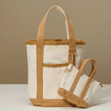 Lilla Haven - EcoCharm Cotton Everywhere-Carry Canvas Tote Bag -Small Size: Light Blue / One-size / 5DG78049 - Pisgah Needleworks