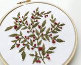 Urbann Nest - Holly Embroidery Kit - Pisgah Needleworks