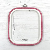 Nurge - Nurge Flexi Hoops Square  180mm (7") X 200mm (8"): Sand / 180mm(7") x 200mm(8") - Pisgah Needleworks