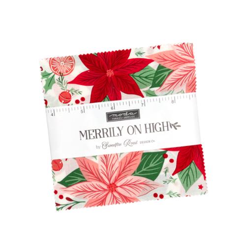 Moda Merrily On High Charm Pack | Sweetfire Road 5" Precut Fabric Squares