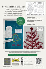 Jingle Collection – Jolly Santa Stick & Stitch Embroidery Pattern Set