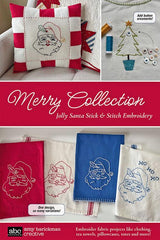 Merry Collection – Jolly Santa Stick & Stitch Embroidery Pattern Set