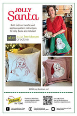 Jolly Santa – Hot Iron Transfer & Appliqué Pattern by Amy Barickman