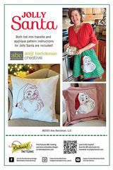 Jolly Santa – Hot Iron Transfer & Appliqué Pattern by Amy Barickman