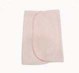 Southern Proper Blanks - Burp Cloth - Picot Trim: Terry Cloth / (New White)White with Pink trim - Pisgah Needleworks