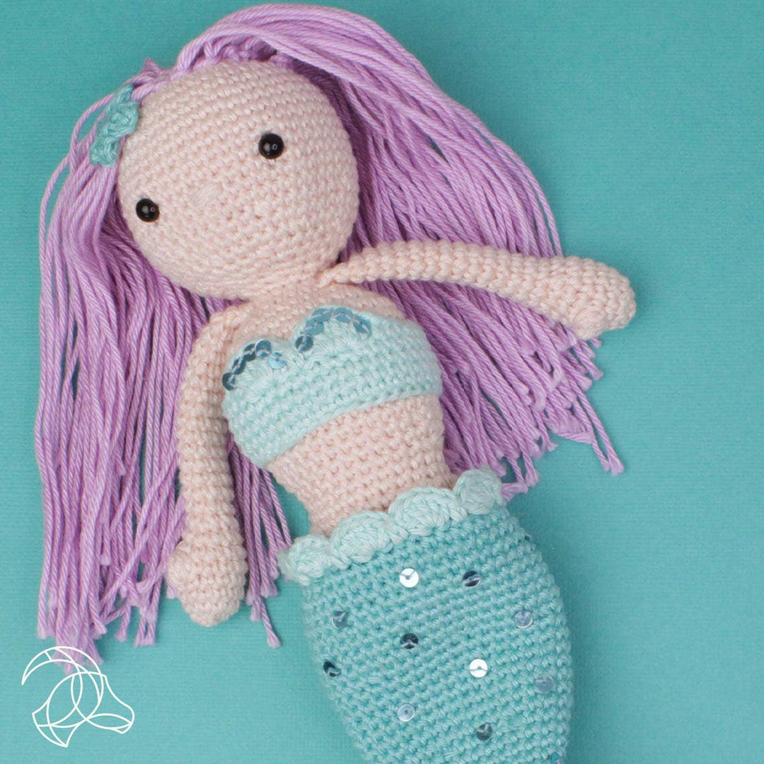 Hardicraft USA - DIY Crochet Kit - Milou Mermaid - Pisgah Needleworks