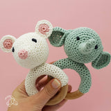 Hardicraft USA - DIY Crochet Kit - Rattle Elephant - Pisgah Needleworks