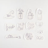 Olmsted Needlework Co. - Stick & Stitch Halloween Embroidery Patterns - Pisgah Needleworks