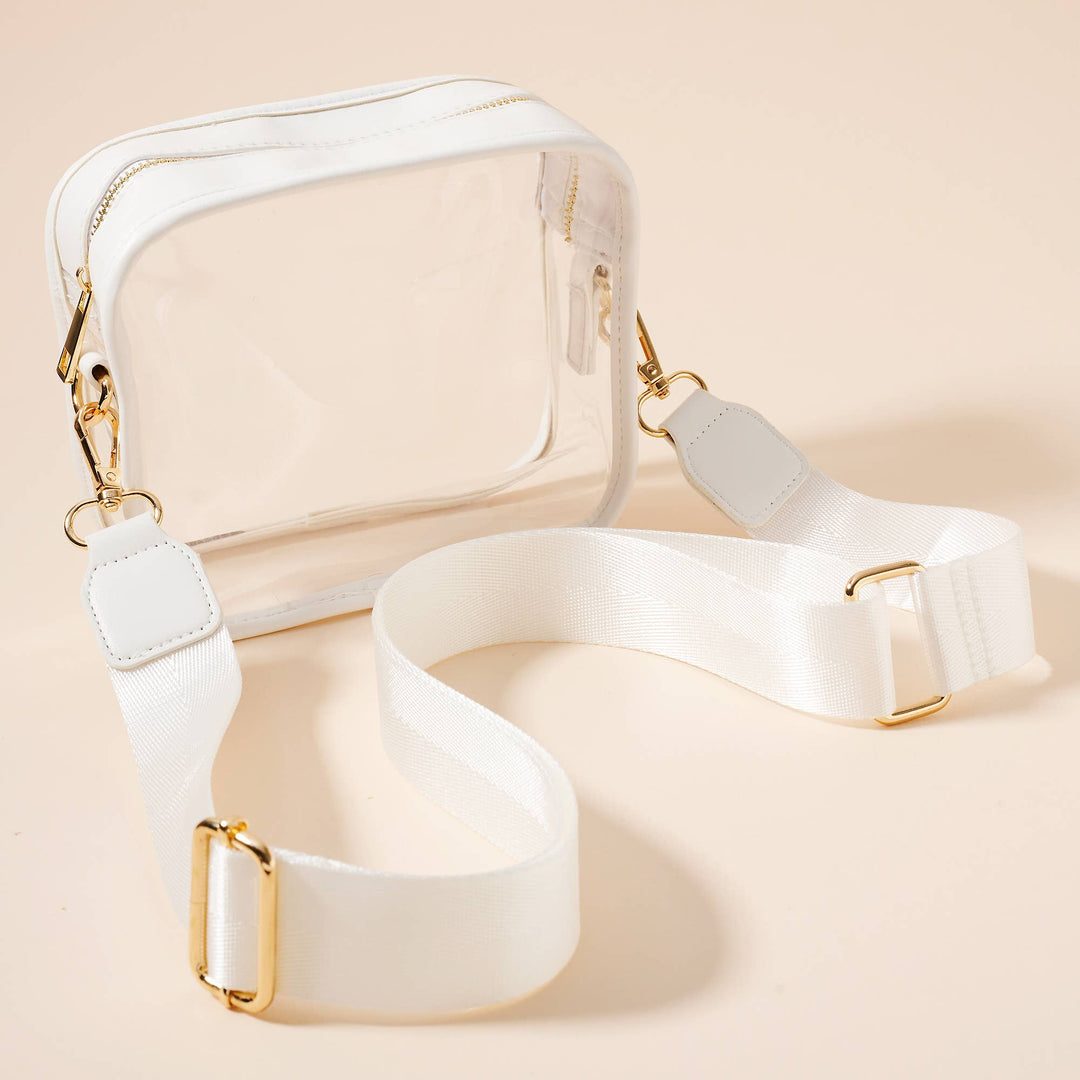 Lilla Haven - Game Day Clear Crossbody Bag: Gold / One / 4YG79001 - Pisgah Needleworks