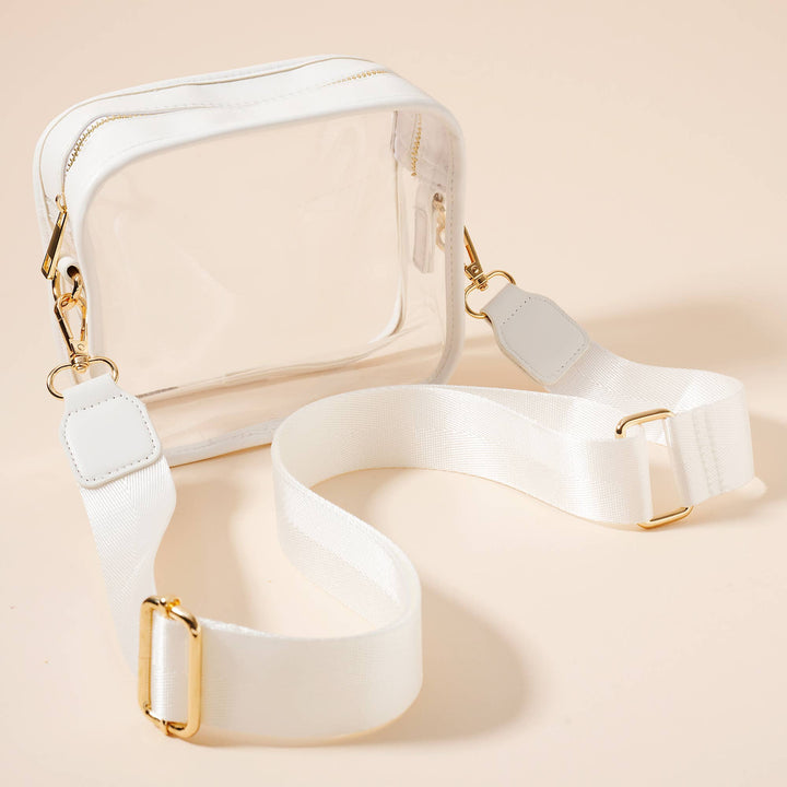 Lilla Haven - Game Day Clear Crossbody Bag: Gold / One / 4YG79001 - Pisgah Needleworks