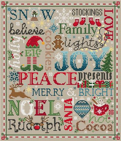 A Type of Christmas Cross Stitch Pattern – Erin Elizabeth Designs - Pisgah Needleworks