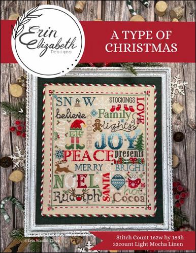 A Type of Christmas Cross Stitch Pattern – Erin Elizabeth Designs - Pisgah Needleworks