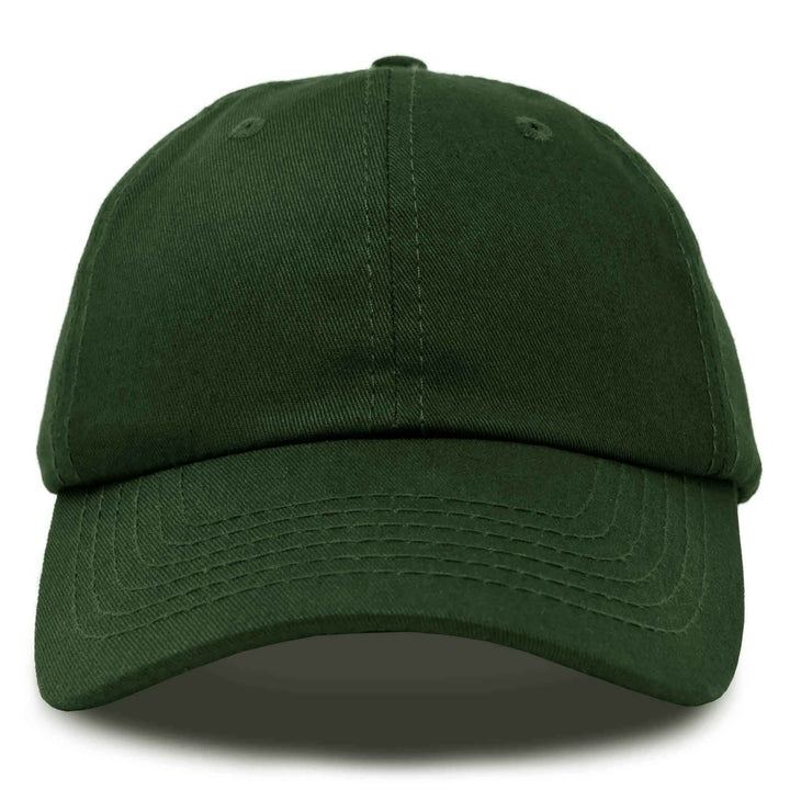 Dalix - DALIX Unisex Unstructured Cotton Cap Adjustable Plain Hat: Orange - Pisgah Needleworks