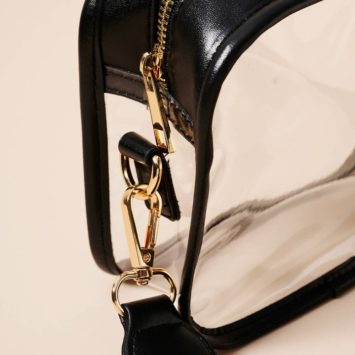 Lilla Haven - Game Day Clear Crossbody Bag: Black / One / 4YG79001 - Pisgah Needleworks