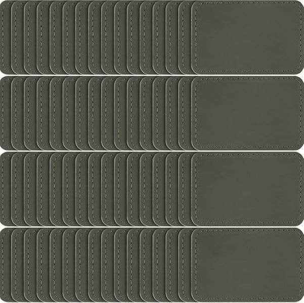 The Tinkerbox LLC - Square Leather Patches: Tan - Pisgah Needleworks