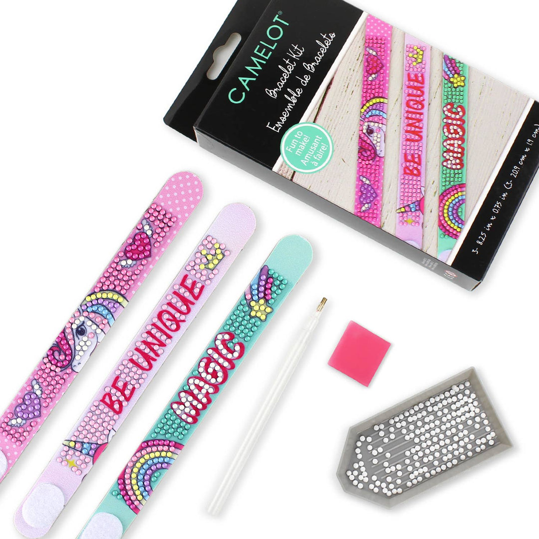 Camelot - Magical Unicorn Diamond Painting Bracelet Kit: 01 Multi