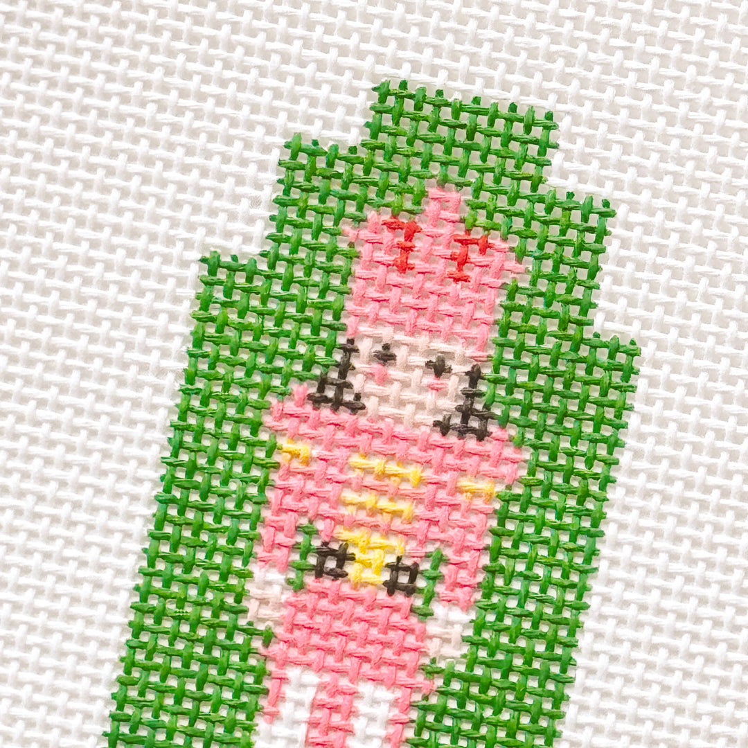 Cotswold Co Designs - Hand Painted Nutcracker 4” Needlepoint Canvas 13 Mesh - Pisgah Needleworks