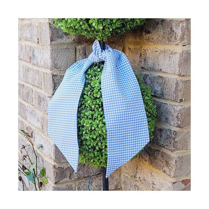 THE ROYALTY COLLECTION - Gingham Sash: Orange / 54 inch