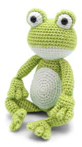 Hardicraft USA - DIY Crochet Kit - Vinny Frog - Pisgah Needleworks
