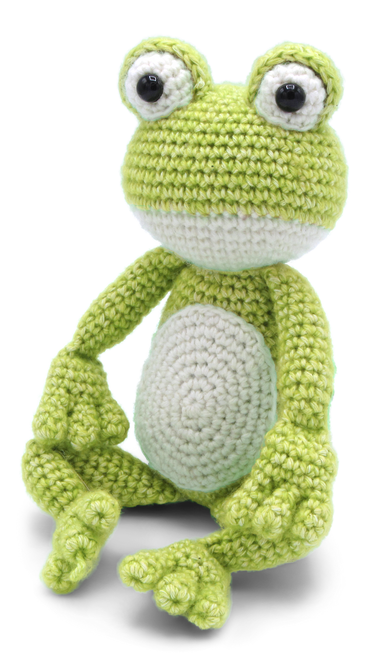 Hardicraft USA - DIY Crochet Kit - Vinny Frog - Pisgah Needleworks