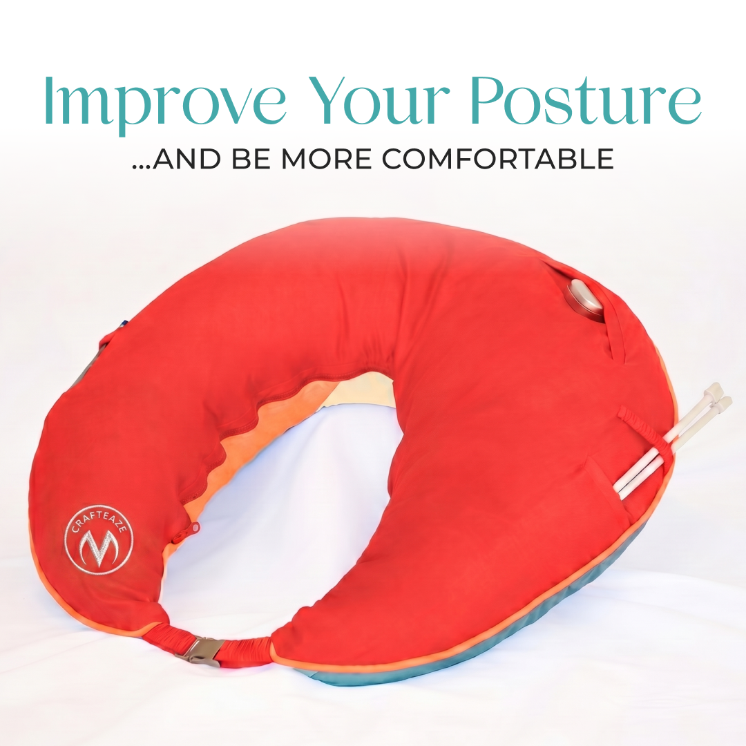 Crafteaze by Valari Maker's Pillow | Rain Pattern Velvet
