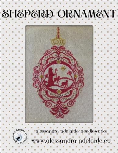 Alessandra Adelaide “Shepherd Ornament” Christmas Cross Stitch Pattern - Pisgah Needleworks