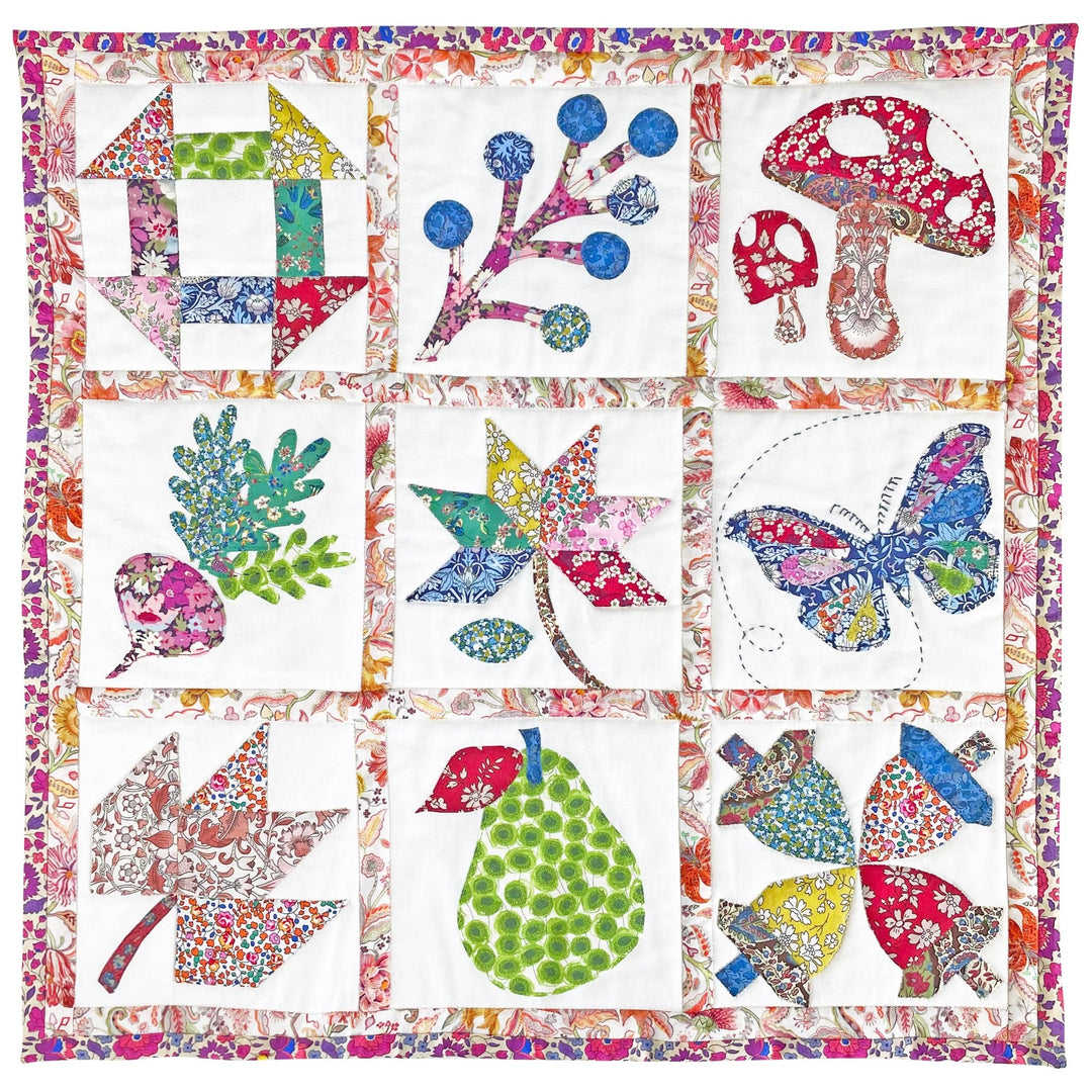 Alice Caroline – Liberty Tana Lawn® Autumnal Mini Sampler Quilt Kit - Pisgah Needleworks