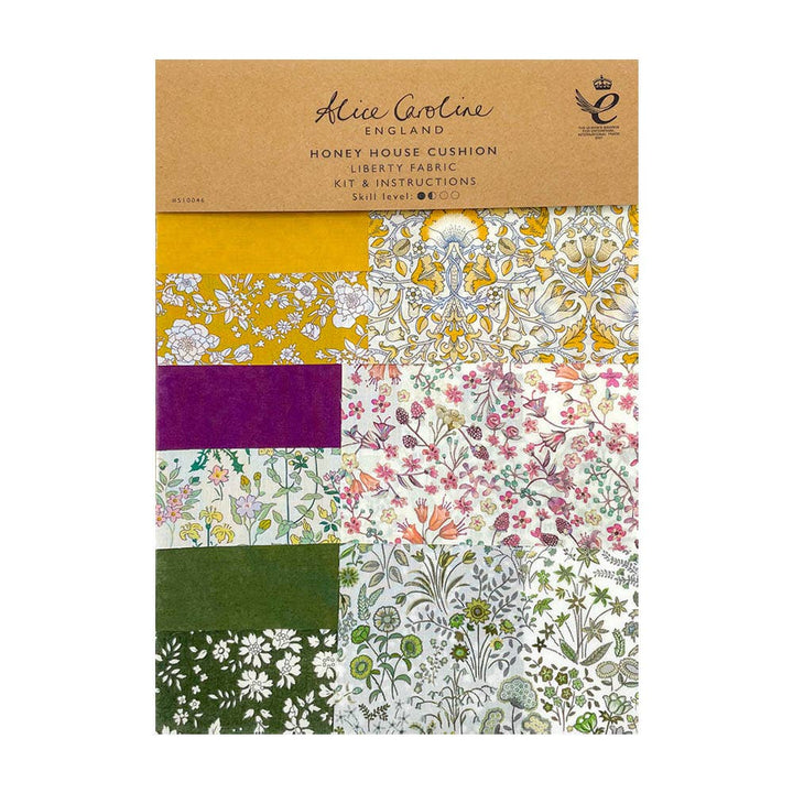 Alice Caroline – Liberty Tana Lawn® Honey House Cushion Kit - Pisgah Needleworks