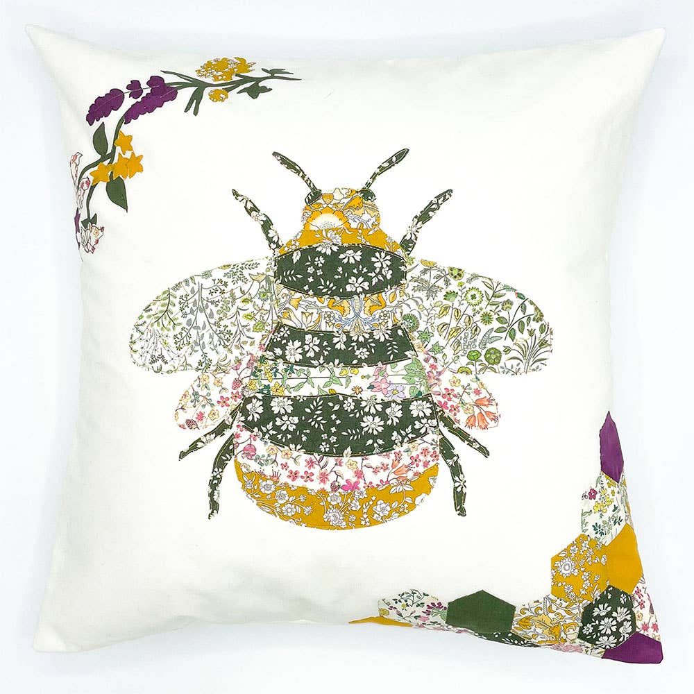 Alice Caroline – Liberty Tana Lawn® Honey House Cushion Kit - Pisgah Needleworks