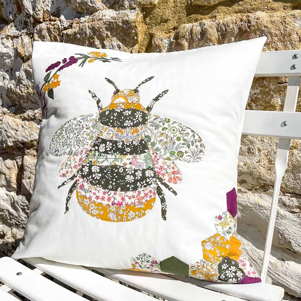 Alice Caroline – Liberty Tana Lawn® Honey House Cushion Kit - Pisgah Needleworks