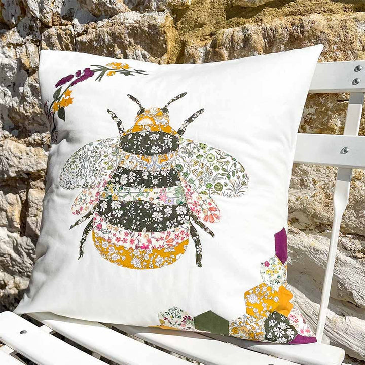 Alice Caroline – Liberty Tana Lawn® Honey House Cushion Kit - Pisgah Needleworks