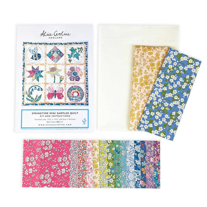 Alice Caroline – Liberty Tana Lawn® Springtime Mini Sampler Quilt Kit - Pisgah Needleworks